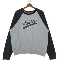 Vintage Oakland Raiders Sweatshirt (1990s) 8573 in 2023  Oakland raiders  sweatshirt, Oakland raiders, Sweatshirts