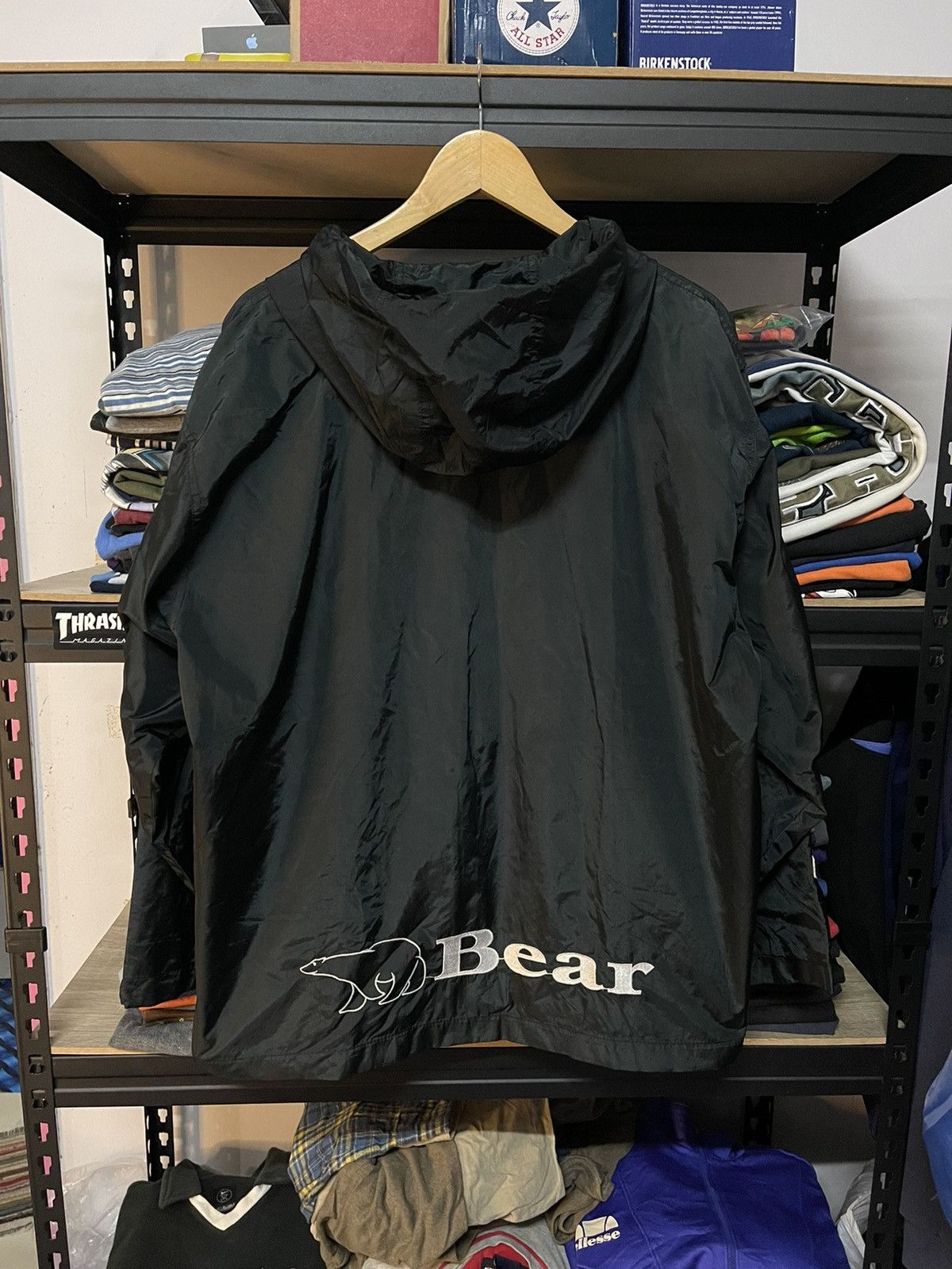 Vintage Vintage Bear Reversible Windbreaker Jacket Big Logo Size US XL / EU 56 / 4 - 6 Thumbnail