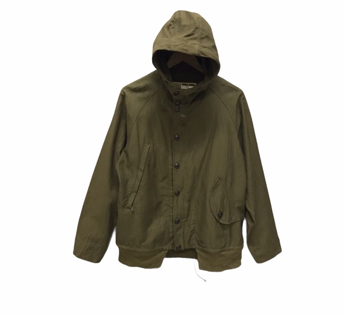 Japanese Brand Vintage HBT 15jyugo buttom makers zipper hoodie Size US M / EU 48-50 / 2 - 1 Thumbnail