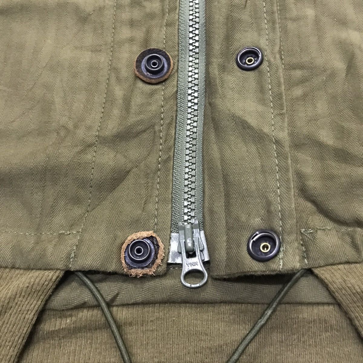 Japanese Brand Vintage HBT 15jyugo buttom makers zipper hoodie Size US M / EU 48-50 / 2 - 7 Thumbnail