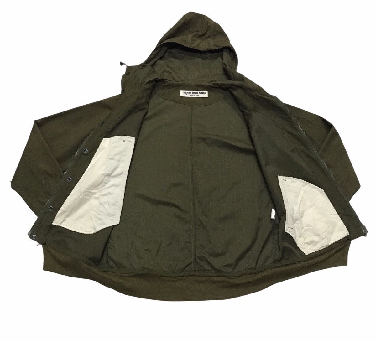 Japanese Brand Vintage HBT 15jyugo buttom makers zipper hoodie Size US M / EU 48-50 / 2 - 6 Thumbnail