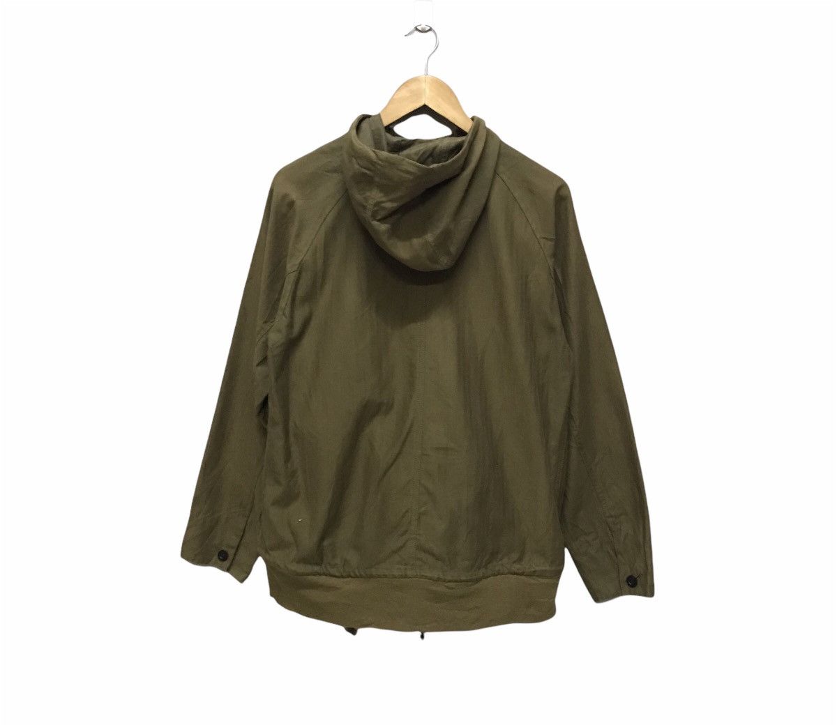 Japanese Brand Vintage HBT 15jyugo buttom makers zipper hoodie Size US M / EU 48-50 / 2 - 2 Thumbnail