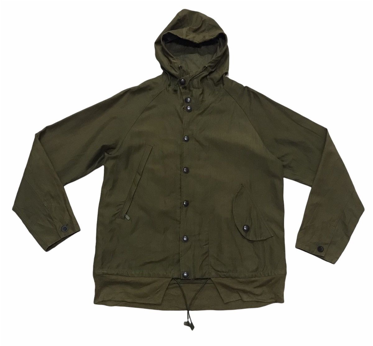 Japanese Brand Vintage HBT 15jyugo buttom makers zipper hoodie Size US M / EU 48-50 / 2 - 5 Thumbnail