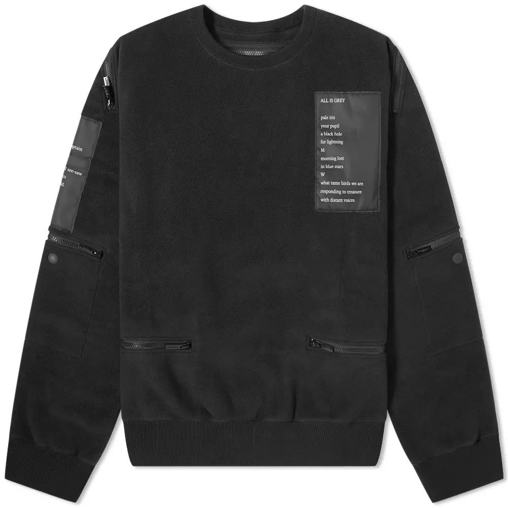 Takahiromiyashita The Soloist. TAKAHIROMIYASHITA TheSoloist. Back Patch Multi Patch Fleece Size US S / EU 44-46 / 1 - 1 Thumbnail