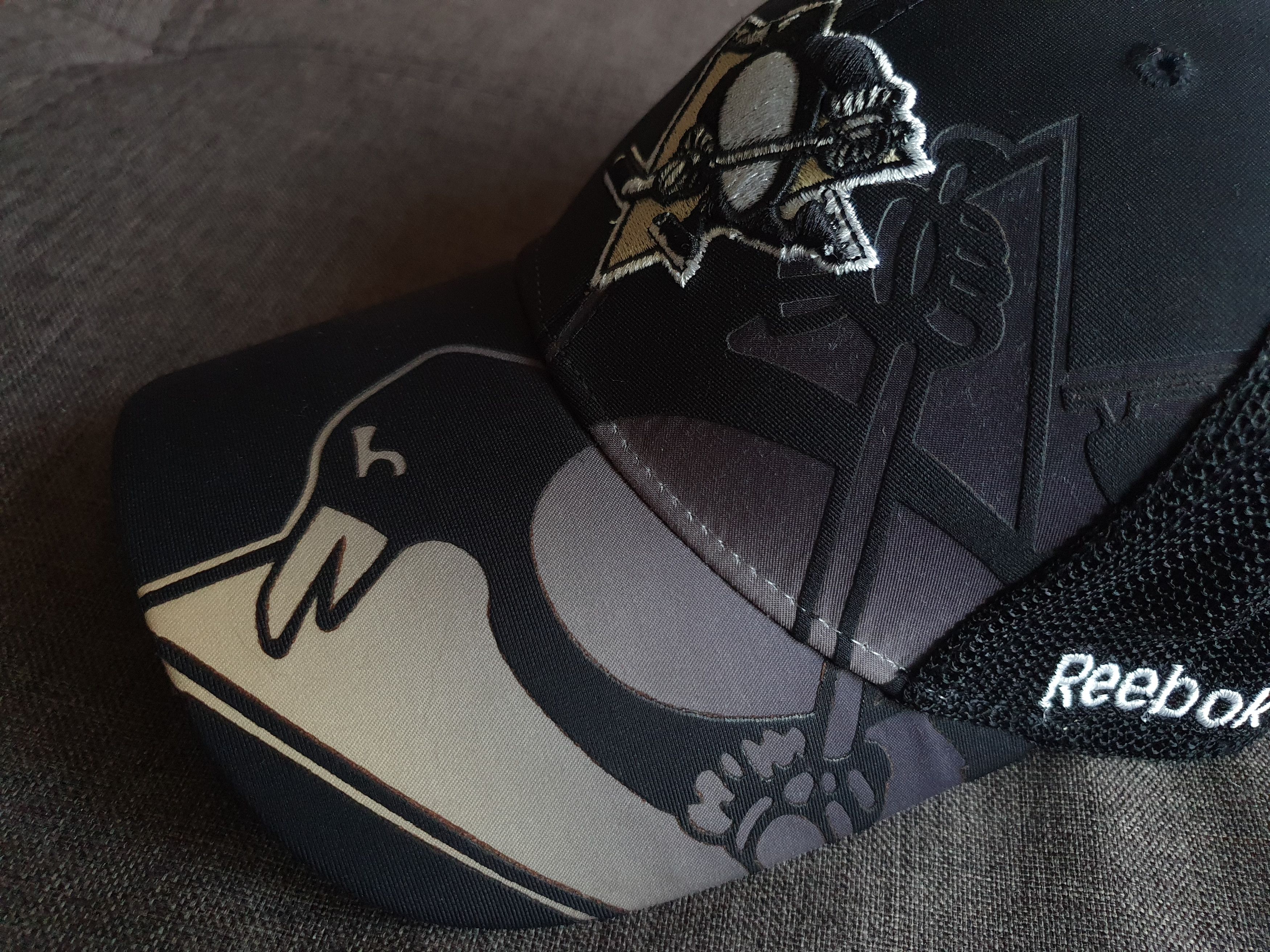 NHL Vintage cap NHL Penguin Reebok Size ONE SIZE - 4 Thumbnail
