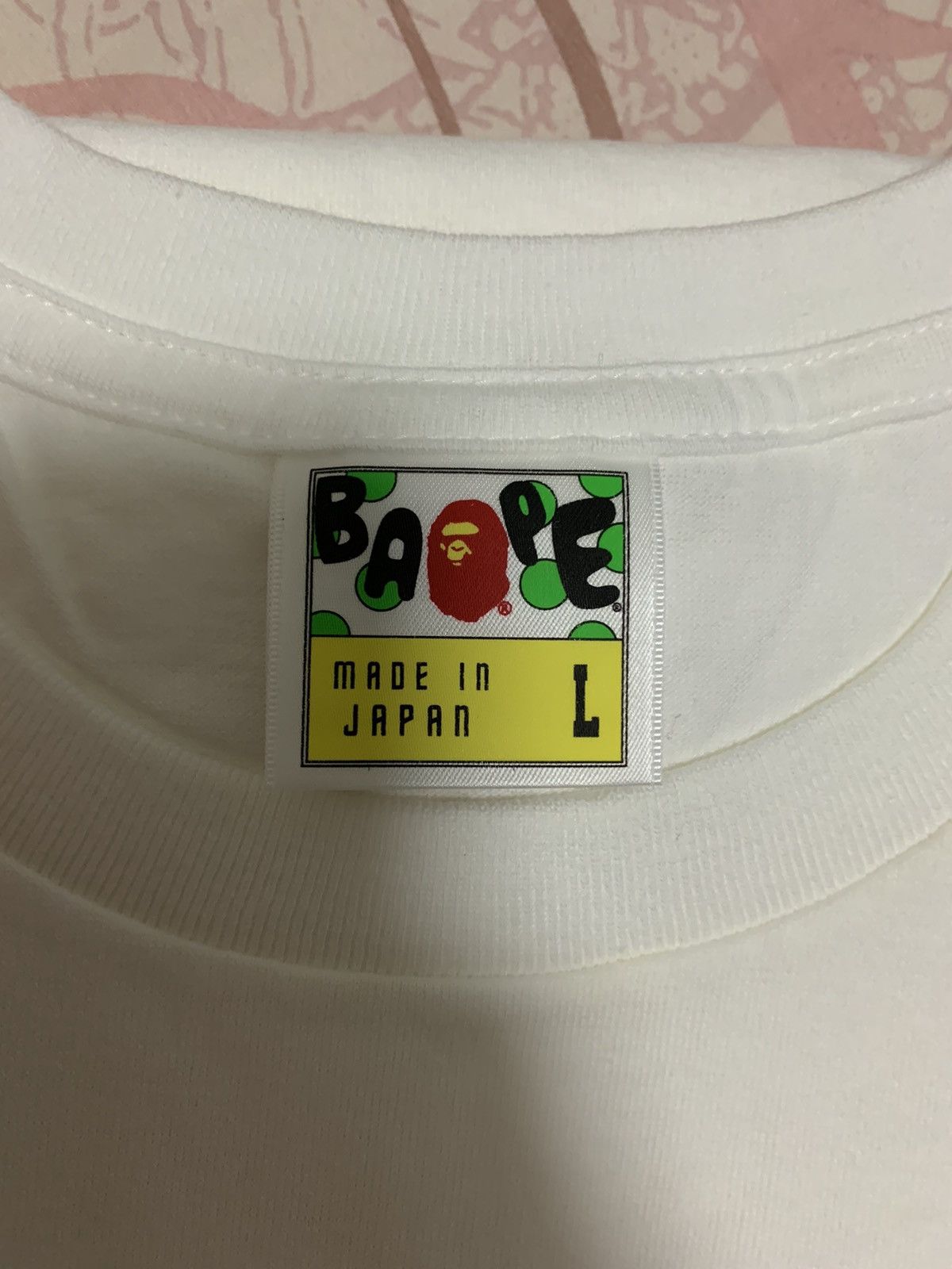 Bape Bape dc tee and valentines day tee Size US L / EU 52-54 / 3 - 8 Thumbnail