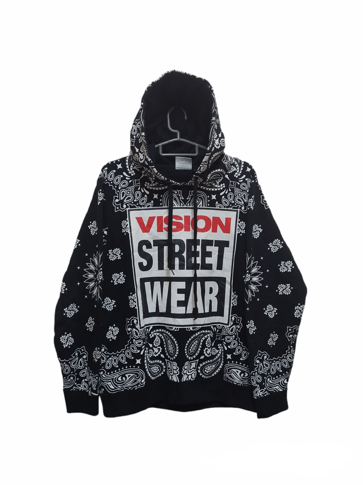 Vision Streetwear Vision Street Wear Hoodie Sweatshirt Paisley Design ...