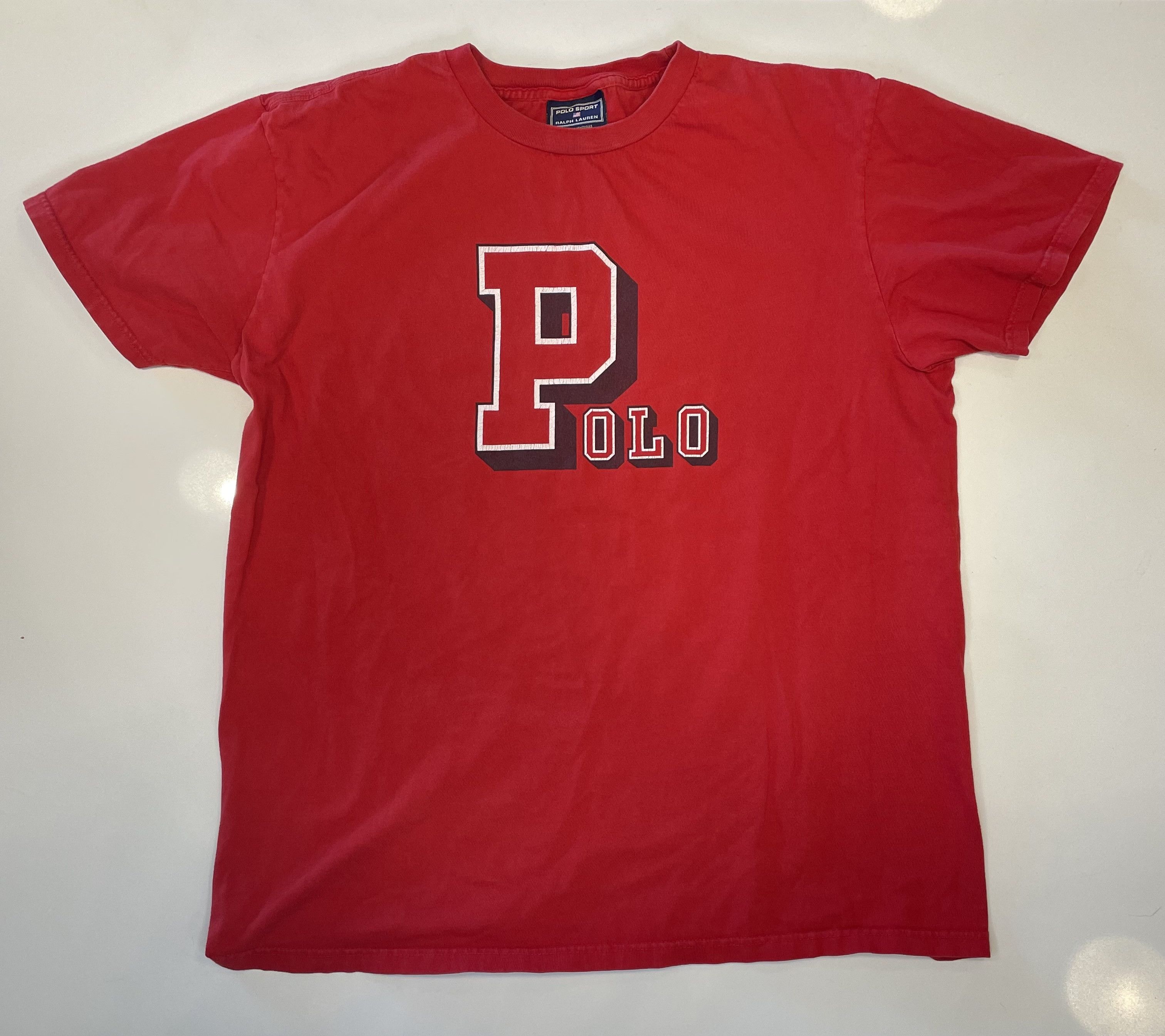 Vintage Polo Sports big logo tee