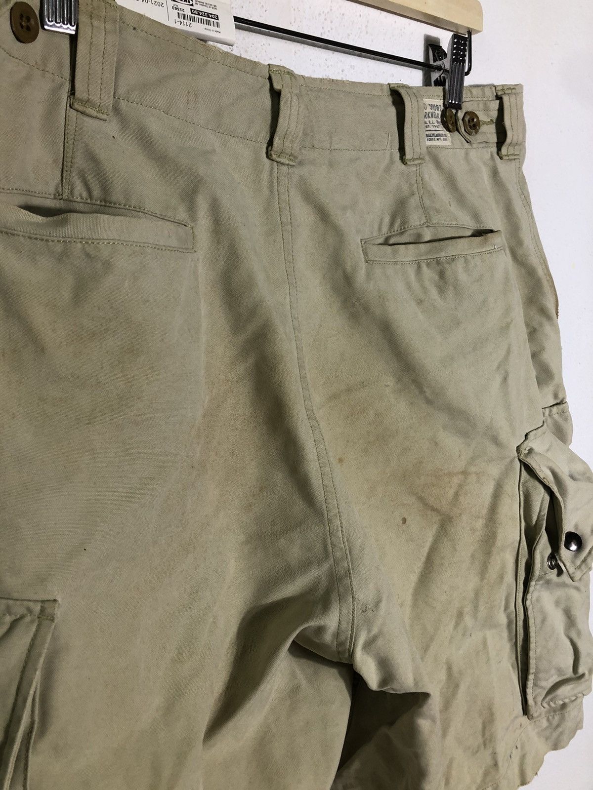 Polo Ralph Lauren Vintage Polo Sport Ralph Lauren Workwear Short Cargo Size US 34 / EU 50 - 5 Thumbnail