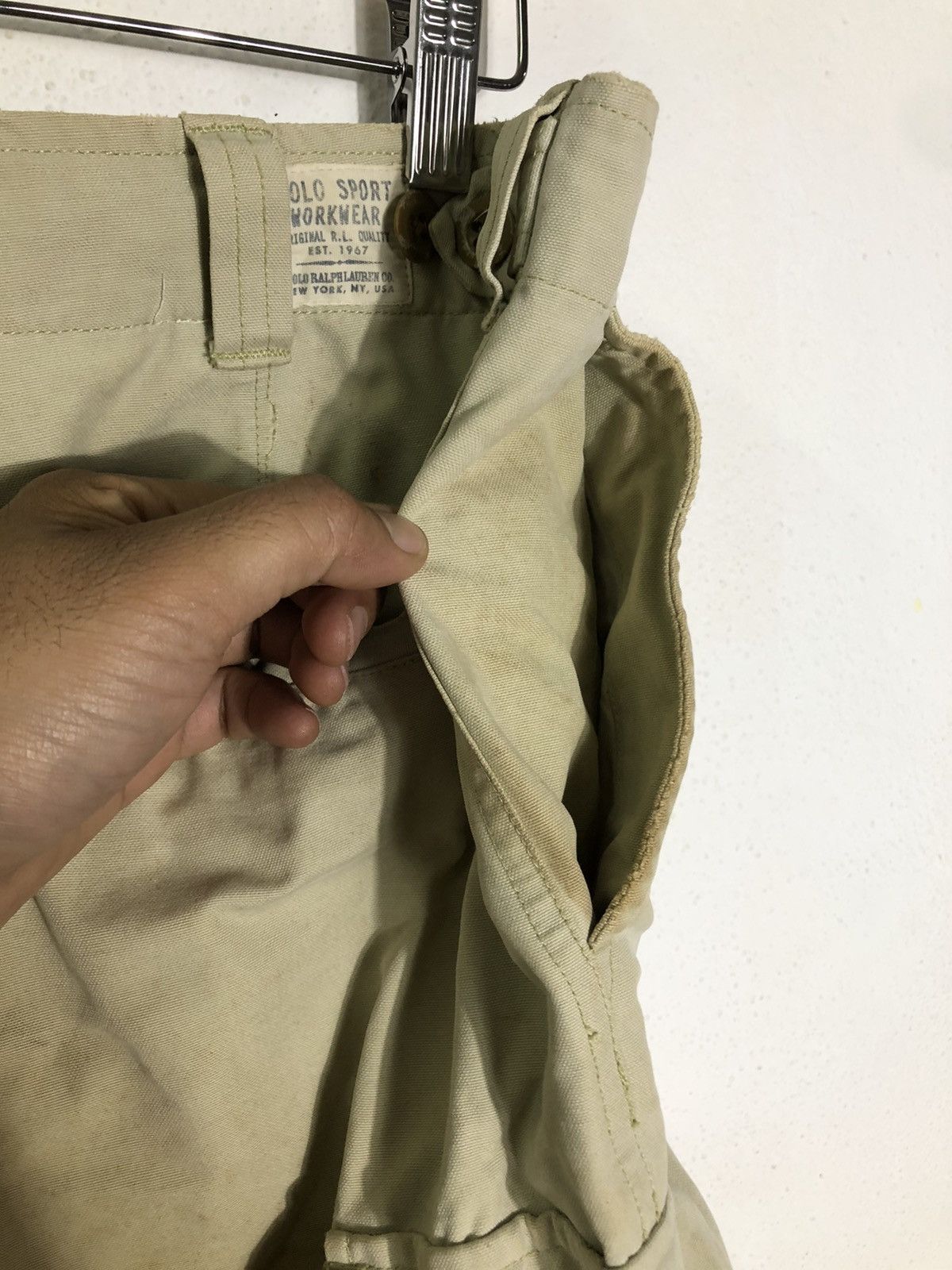 Polo Ralph Lauren Vintage Polo Sport Ralph Lauren Workwear Short Cargo Size US 34 / EU 50 - 8 Thumbnail