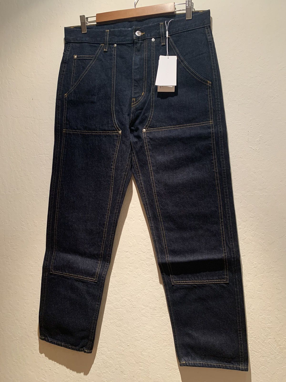 Helmut Lang *RARE* Helmut Lang Double Knee USA-Made Runway Denim Jeans Size US 32 / EU 48 - 1 Thumbnail