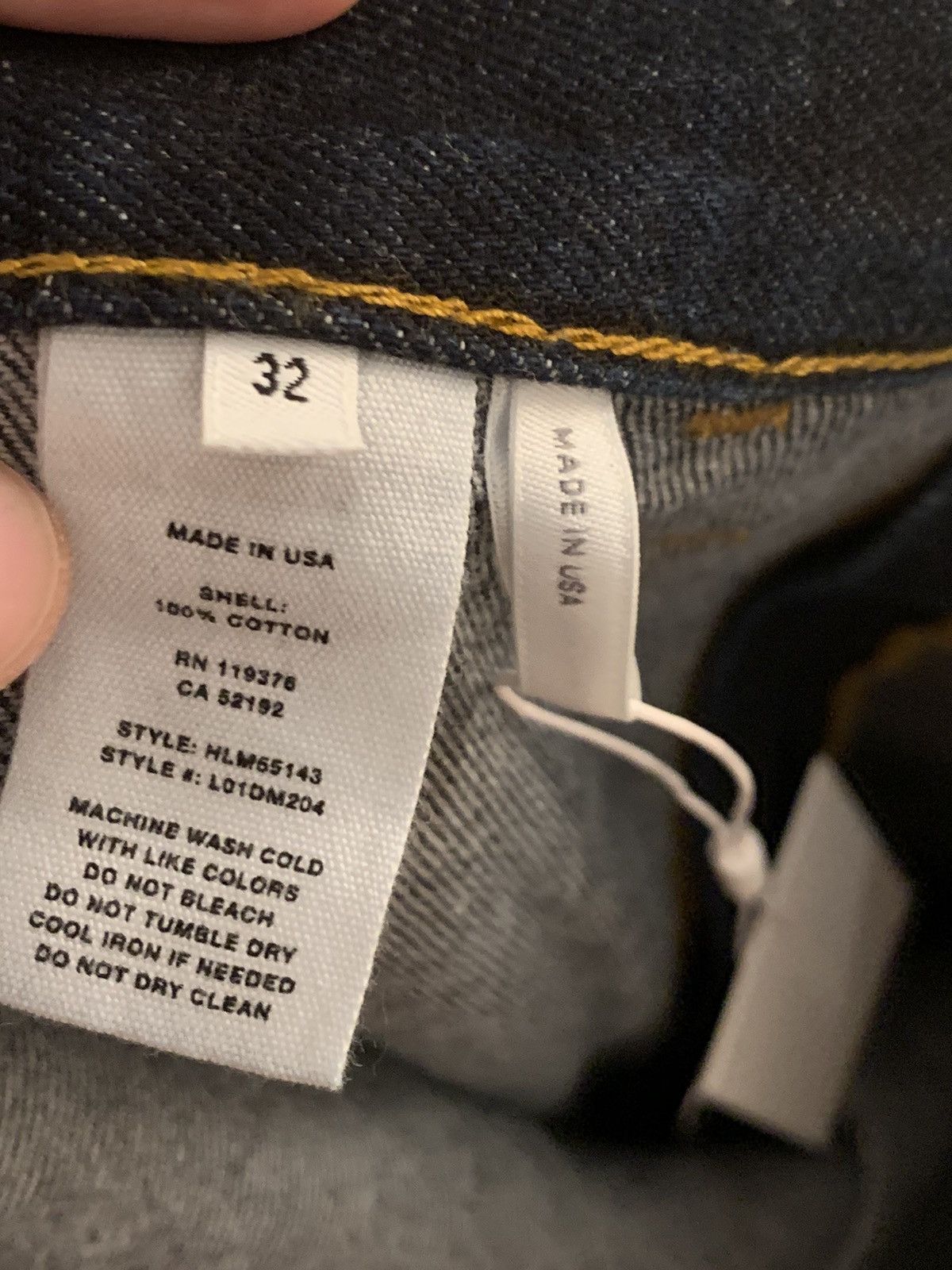 Helmut Lang *RARE* Helmut Lang Double Knee USA-Made Runway Denim Jeans Size US 32 / EU 48 - 7 Thumbnail