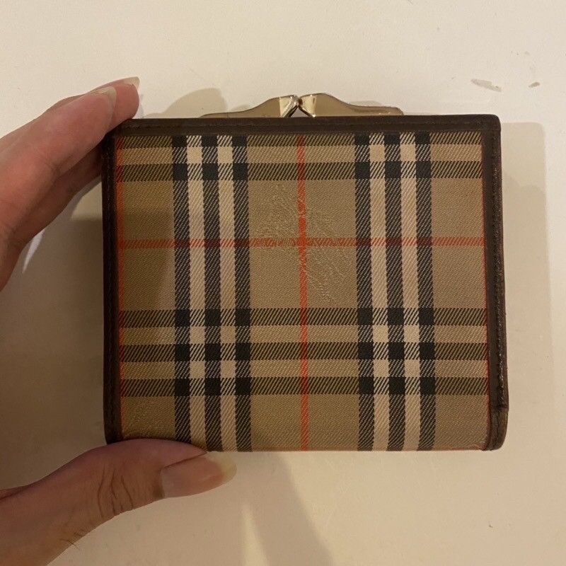 Vintage Burberry Nova check bifold wallet