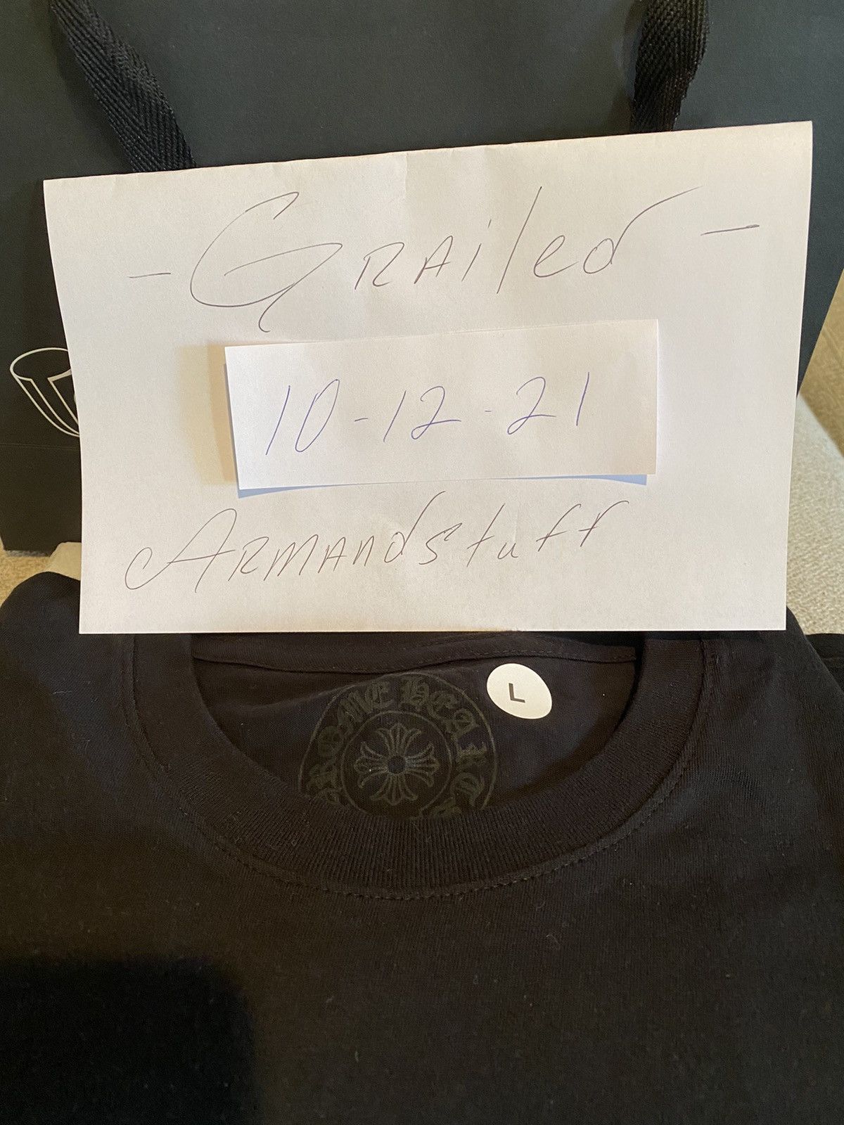 Chrome Hearts 🔥Chrome Hearts♥️long sleeve shirt black New Unworn‼️ Size US L / EU 52-54 / 3 - 17 Thumbnail