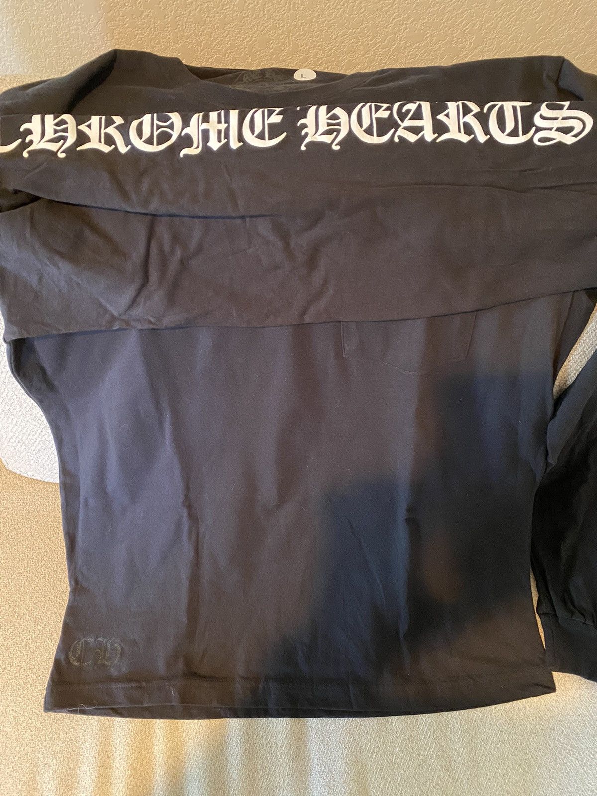 Chrome Hearts 🔥Chrome Hearts♥️long sleeve shirt black New Unworn‼️ Size US L / EU 52-54 / 3 - 1 Thumbnail
