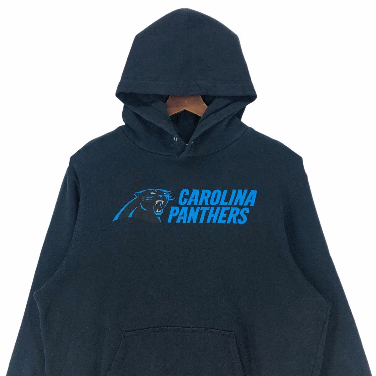 NFL Vintage Nike NFL Carolina Panthers Hoodie Big Logo Size US L / EU 52-54 / 3 - 4 Thumbnail