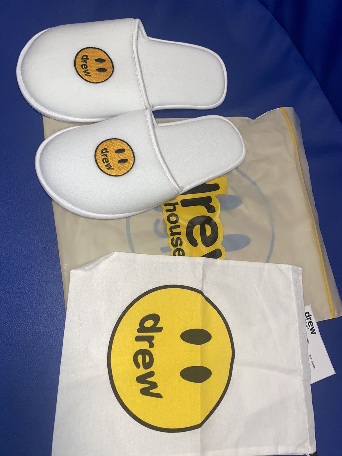 DS Drew House x justin Bieber mascot slippers L XL indoor/outdoor