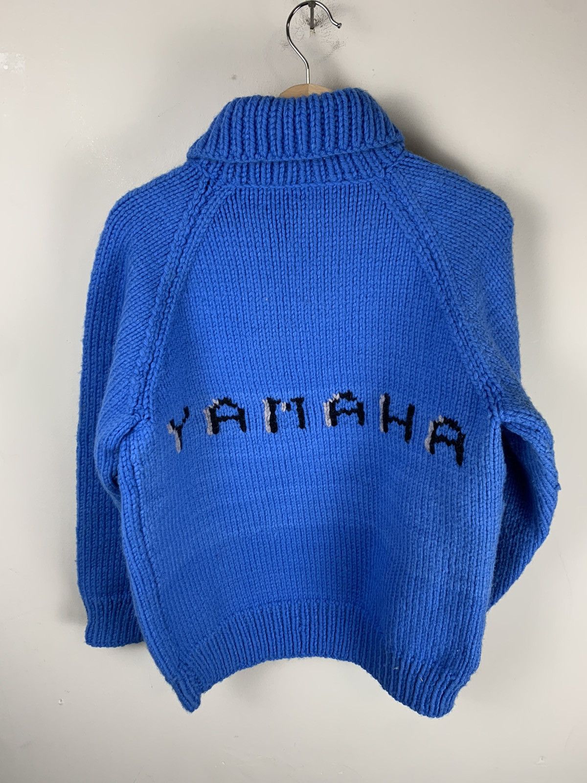 Vintage Vintage Yamaha Hand Knit Spellout Sweater Size US M / EU 48-50 / 2 - 1 Thumbnail