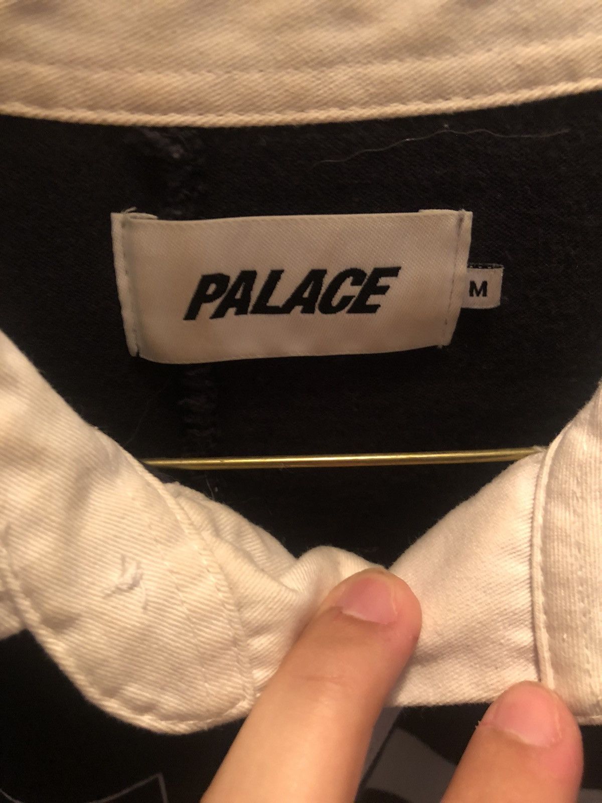 Palace Palace Pronto Rugby Shirt Navy/Cream Size M Size US M / EU 48-50 / 2 - 2 Thumbnail