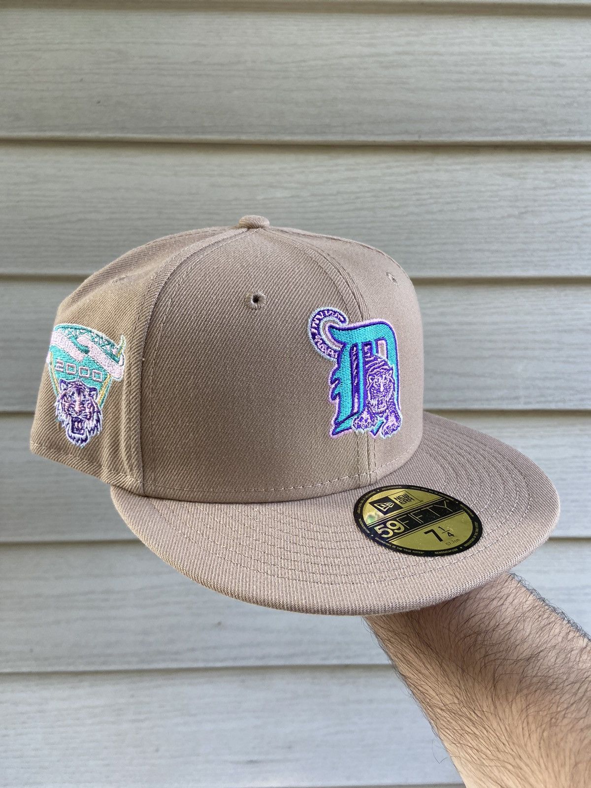 Hat Club Hatclub Exclusive Detroit Tigers Sandstorm Pink Brim 7 1/4 Size ONE SIZE - 1 Thumbnail