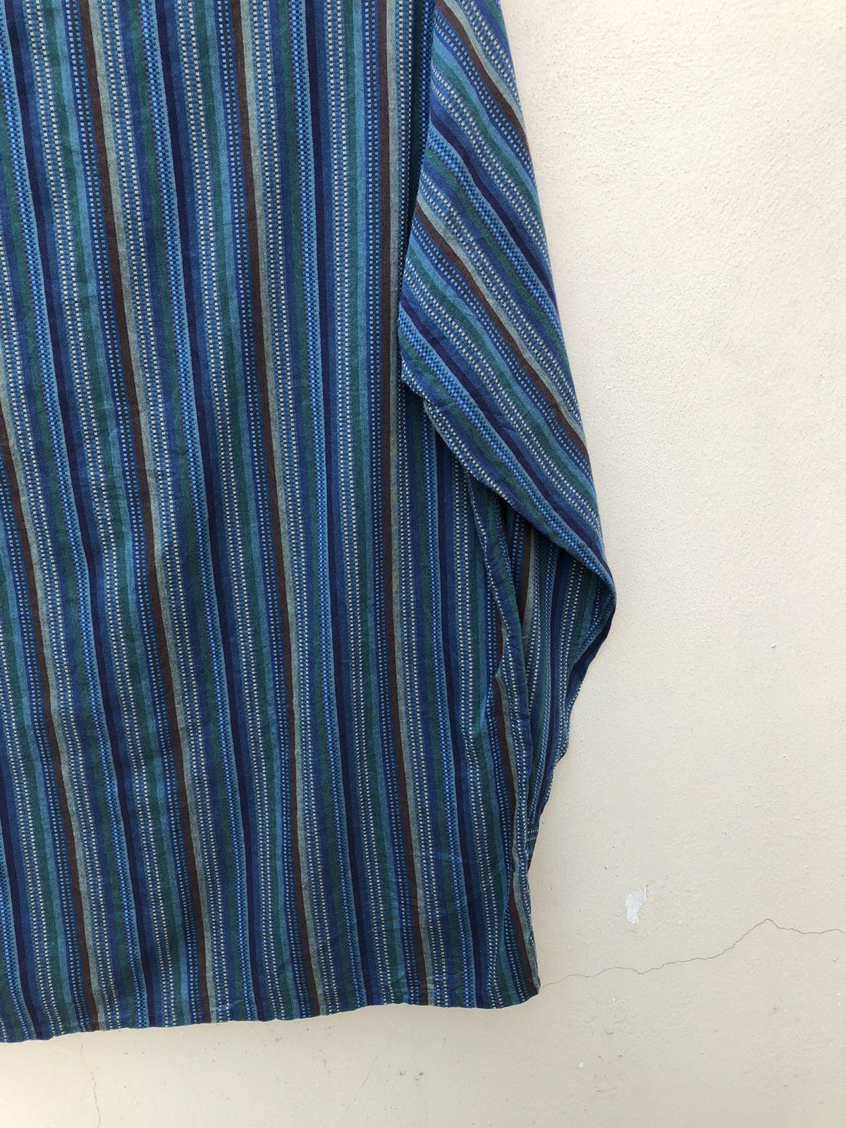 Missoni Vintage Missoni Italy Woven Striped Tribal Button Shirt Size US M / EU 48-50 / 2 - 14 Thumbnail