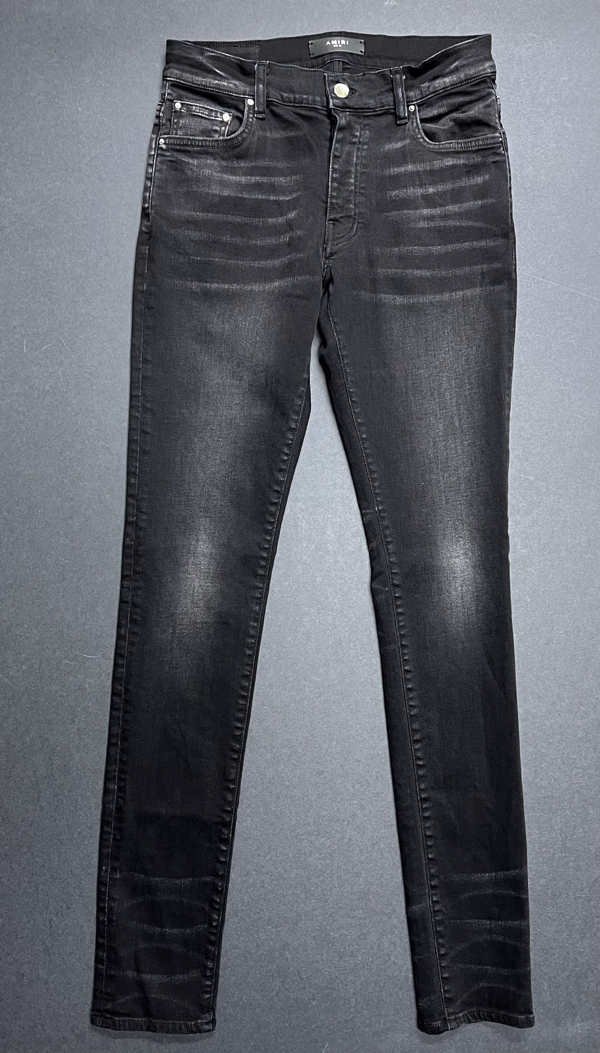 Amiri AMIRI black washed stack jean Size US 30 / EU 46 - 1 Thumbnail