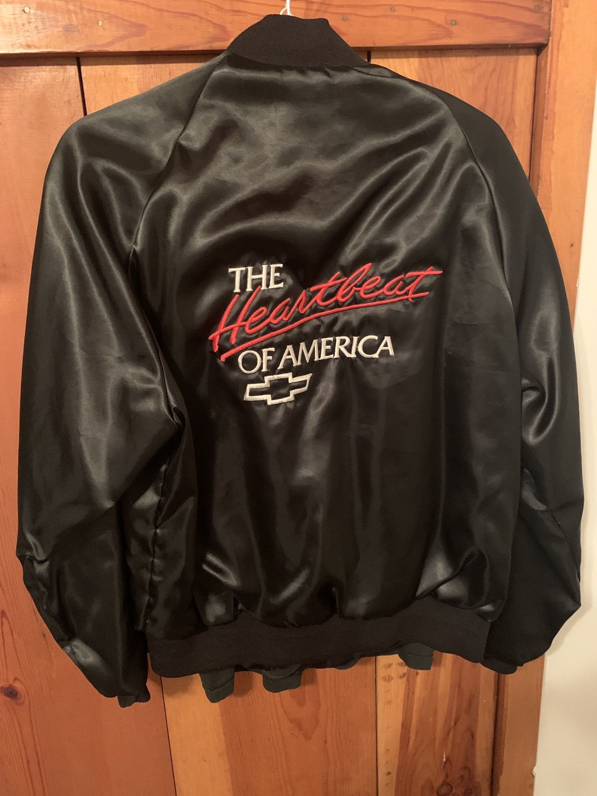 Vintage 80s Chevy Chevrolet Heartbeat of America Jacket