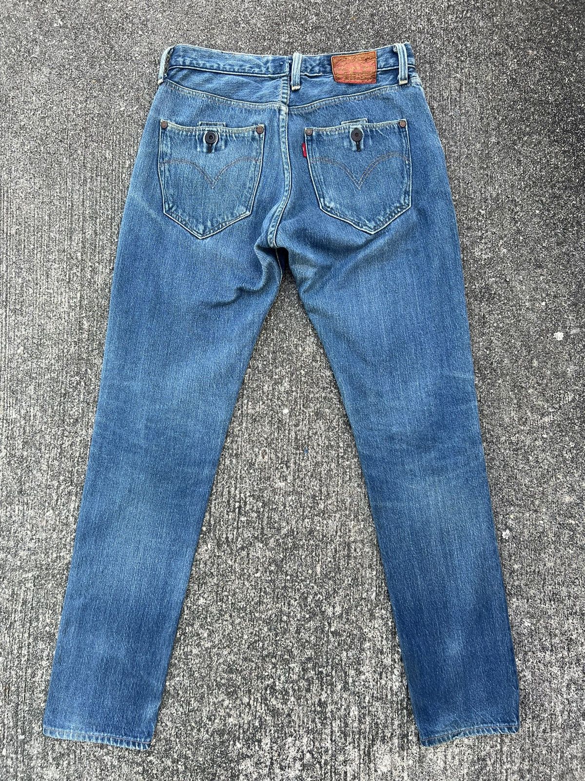 Levi's Levi's Red Made in Japan Jerky Patch Buttonfly Denim Jeans Size US 30 / EU 46 - 5 Thumbnail