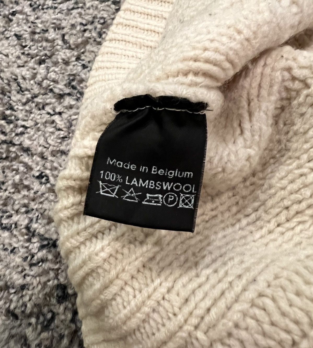 Raf Simons Raf Simons AW01 Riot Riot Riot Lambswool Cable Knit Sweater Size US M / EU 48-50 / 2 - 3 Thumbnail