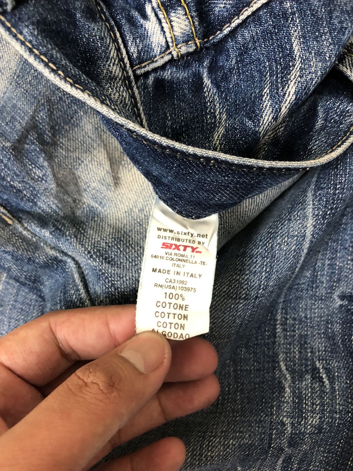 Energie Energie Style Clash Denim Jeans Made in Italy Size US 30 / EU 46 - 12 Thumbnail