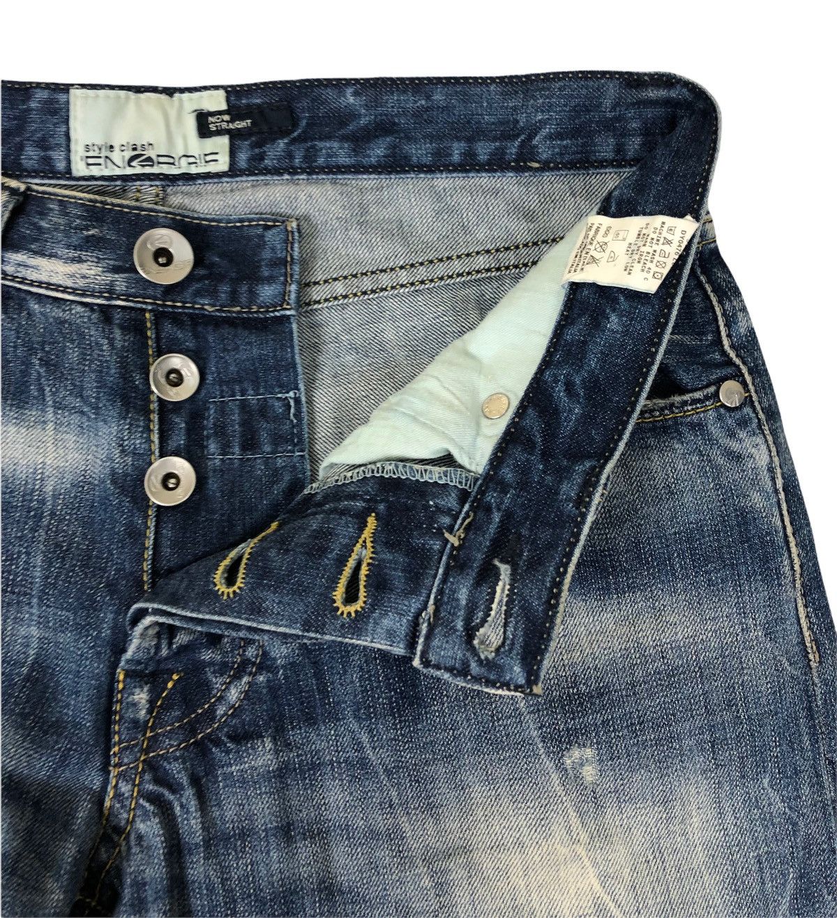 Energie Energie Style Clash Denim Jeans Made in Italy Size US 30 / EU 46 - 8 Thumbnail