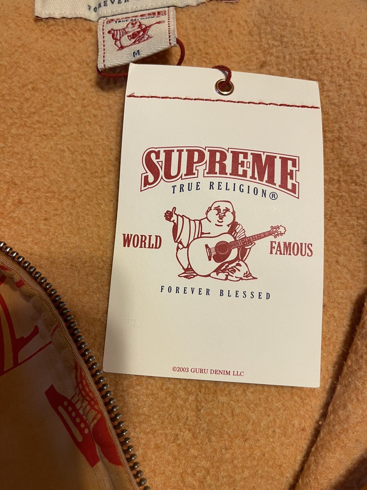 Supreme Supreme/True Religion Zip Up Hooded Sweatshirt Size US M / EU 48-50 / 2 - 3 Thumbnail
