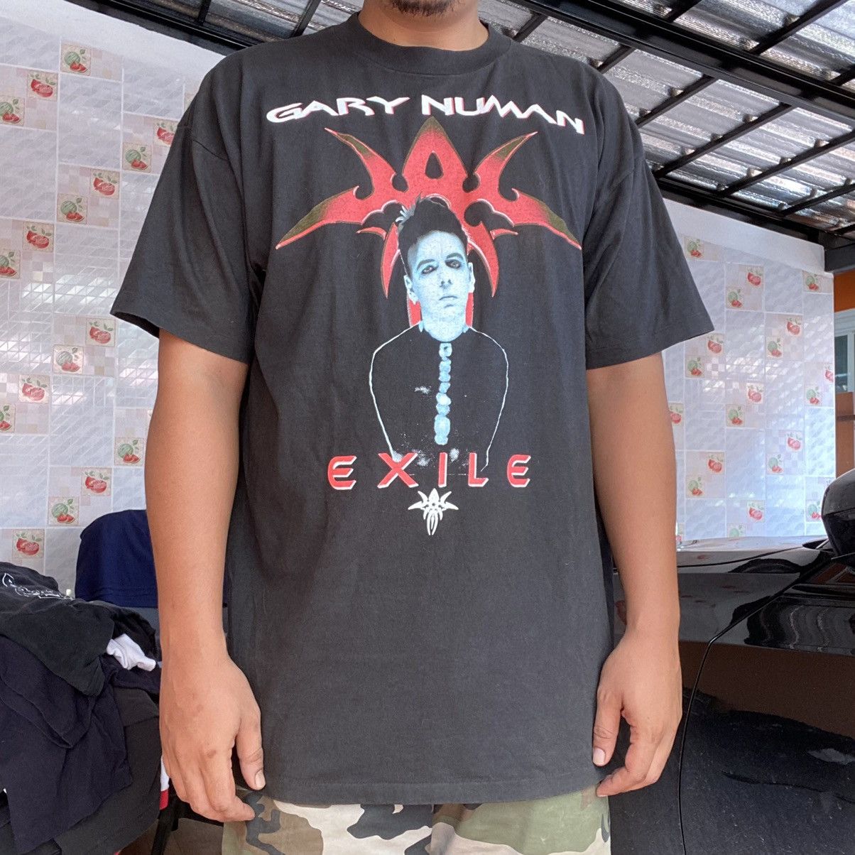 Fashion Victim × Vintage Rare Vintage 90s Gary Numan - The Exile Tour 1998 Size US XL / EU 56 / 4 - 1 Thumbnail