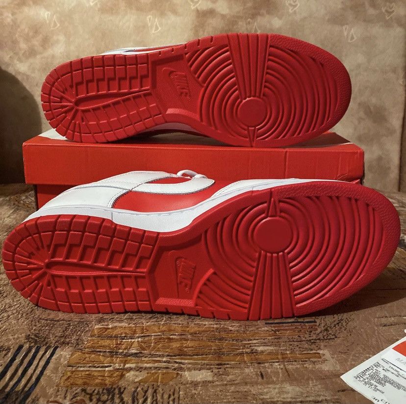 Nike Nike Dunk Low Championship Red (2021) Size US 11.5 / EU 44-45 - 4 Thumbnail