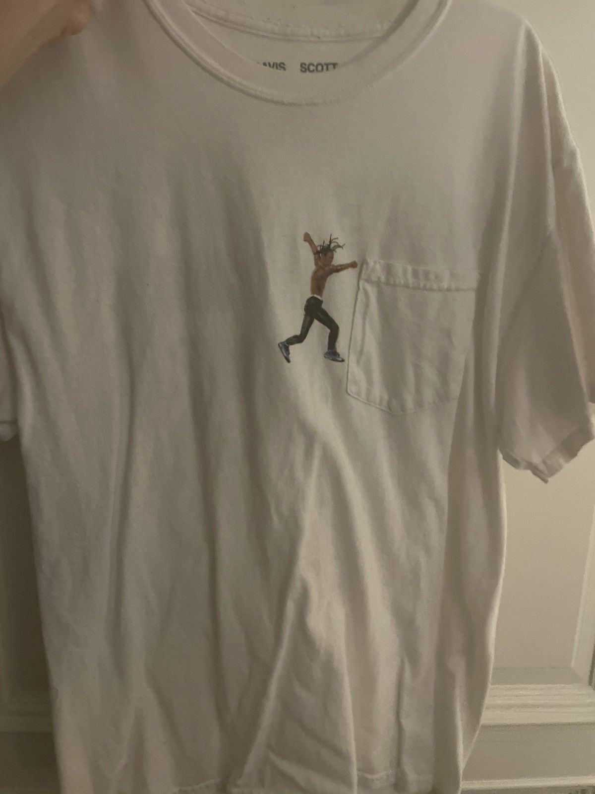 travis scott x virgil abloh by a thread tee