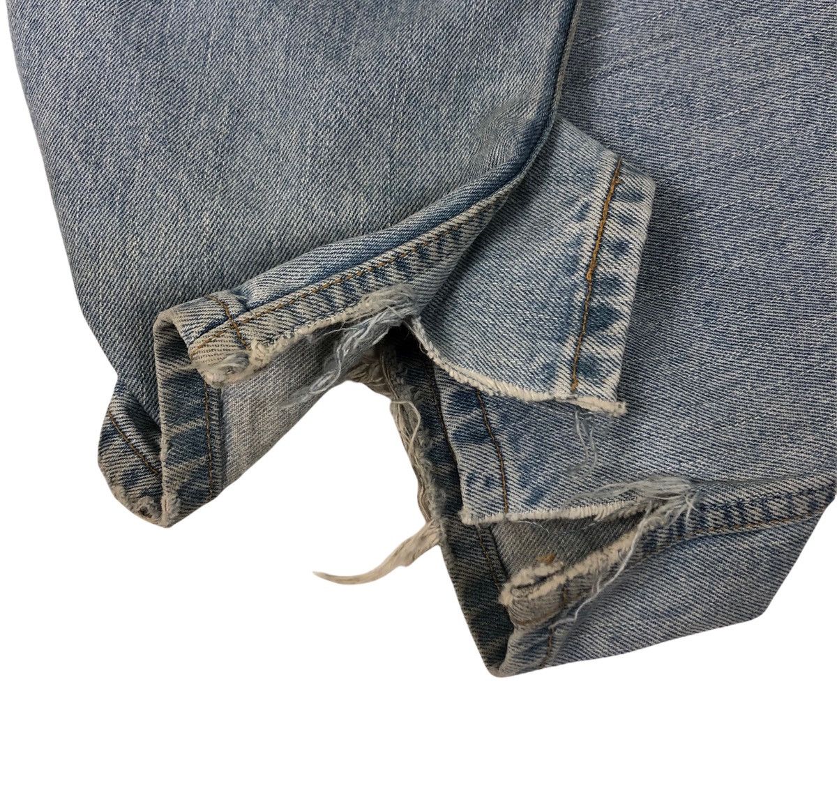 Levi's Levis 505 Distressed Denim Jeans Size US 35 - 11 Thumbnail