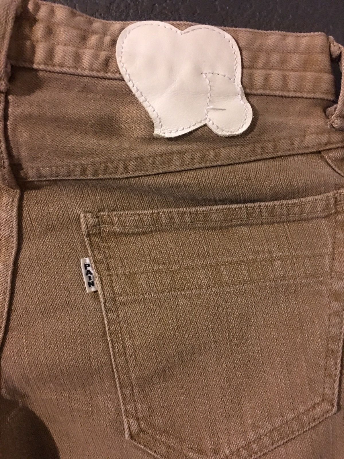 Number (N)ine popular Khaki colored Jeans Size 29”