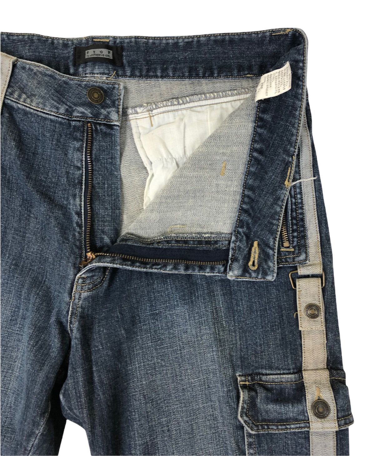 Japanese Brand Japanese Brand FTOF Flared Denim Jeans Size US 33 - 7 Thumbnail