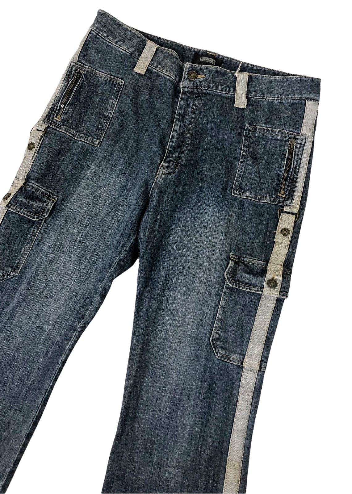 Japanese Brand Japanese Brand FTOF Flared Denim Jeans Size US 33 - 5 Thumbnail