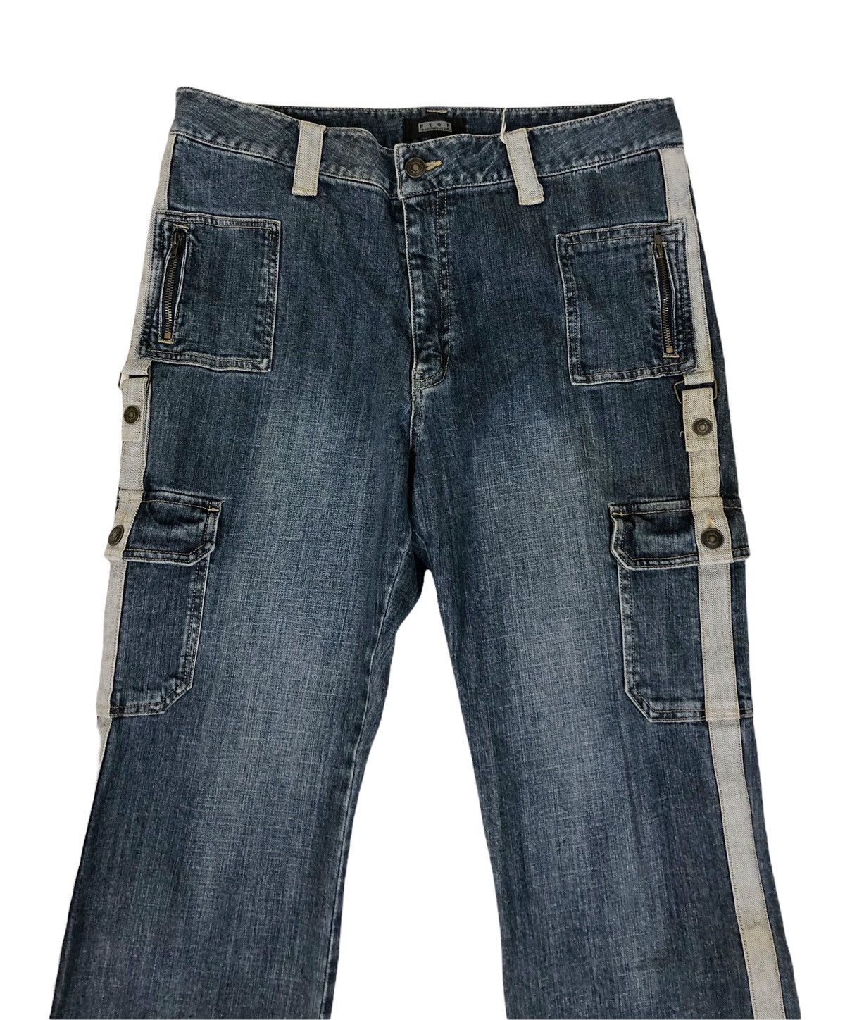 Japanese Brand Japanese Brand FTOF Flared Denim Jeans Size US 33 - 3 Thumbnail