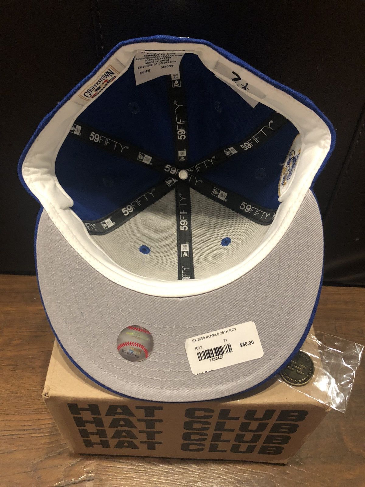 Hat Club × New Era Hat Club Exclusive New Era Kansas City Royals 7 1/8 Size ONE SIZE - 4 Thumbnail