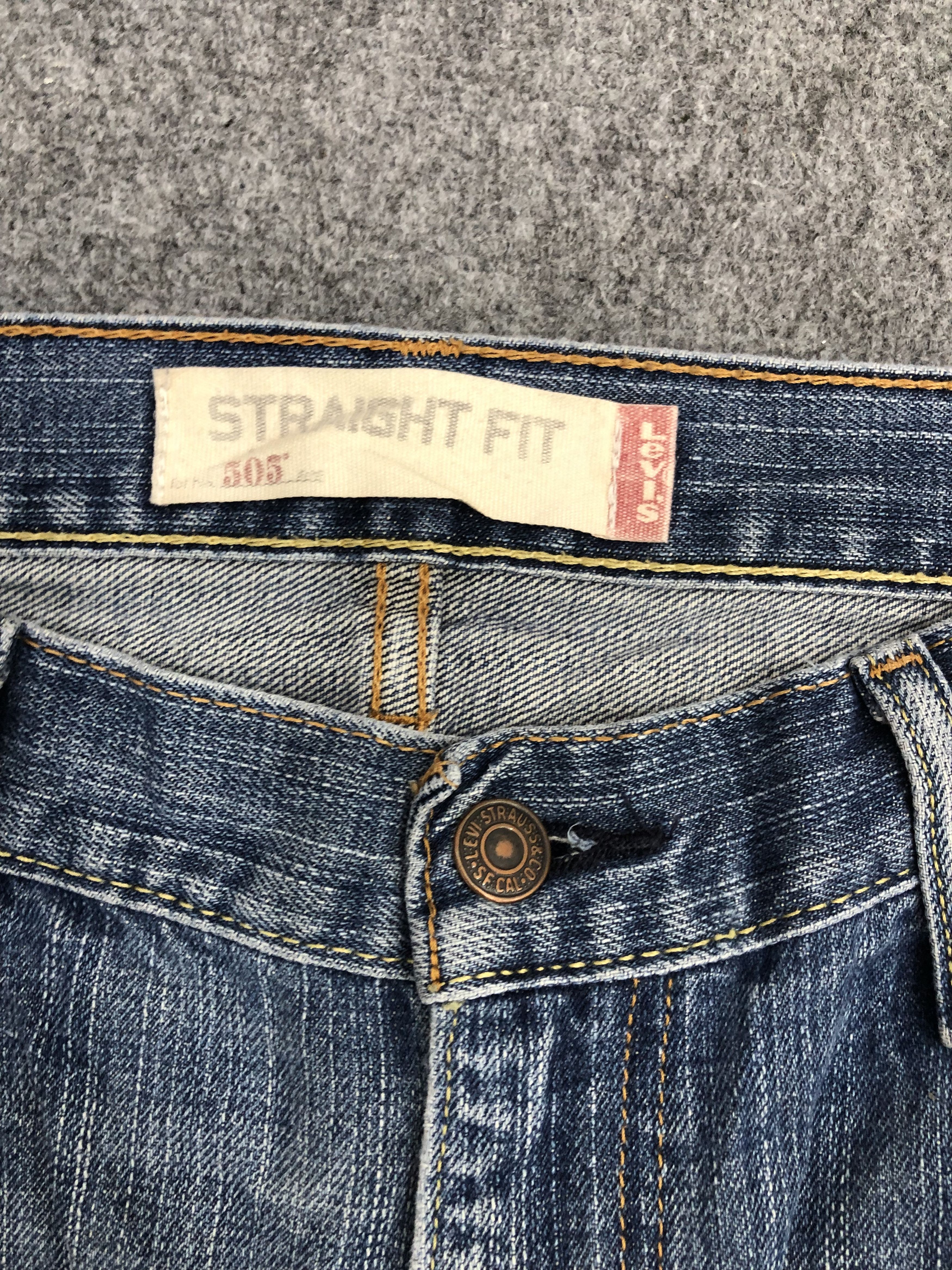 Levi's Vintage Levis 505 Denim DP1086 Size US 35 - 9 Thumbnail