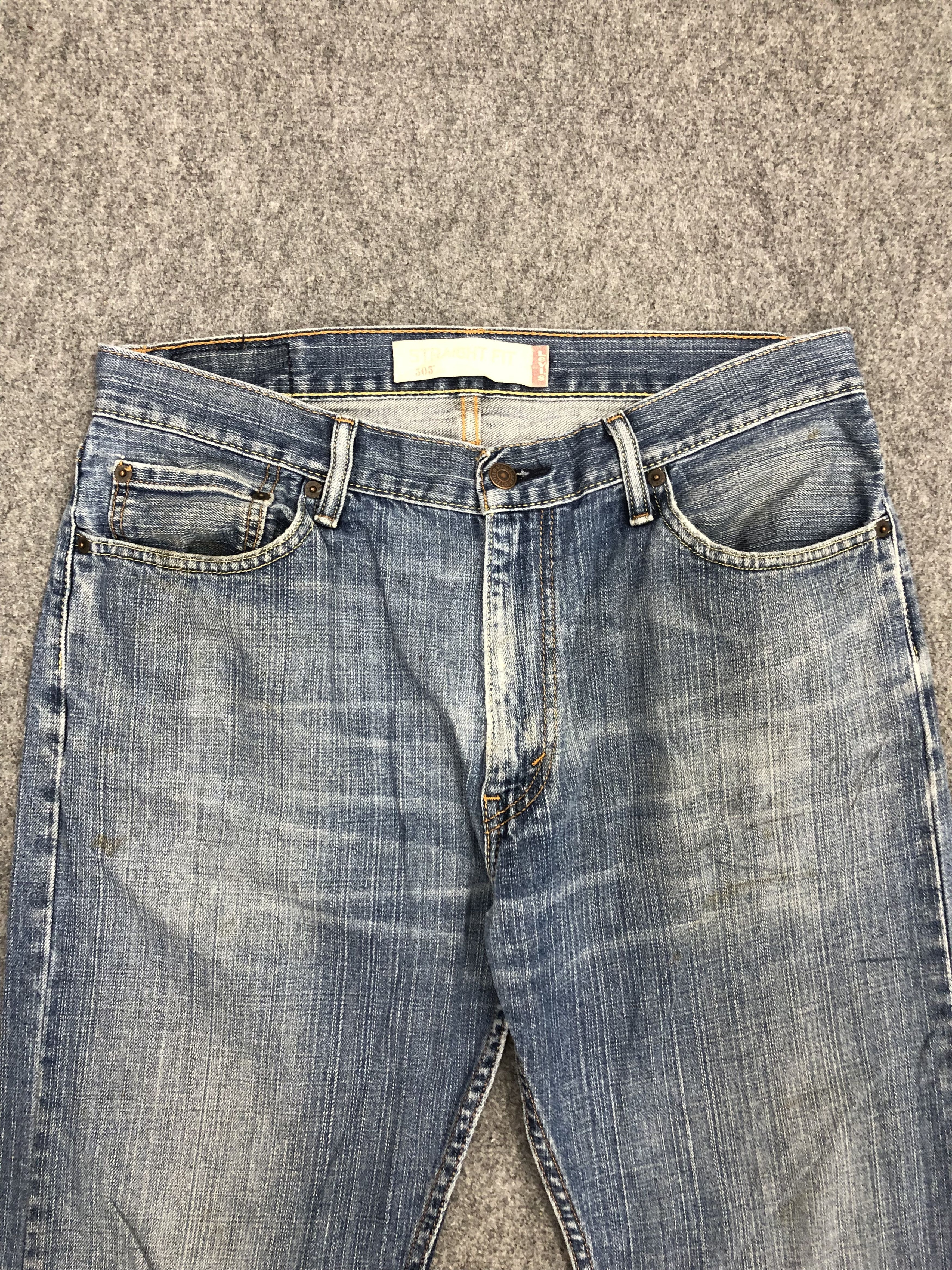 Levi's Vintage Levis 505 Denim DP1086 Size US 35 - 2 Thumbnail