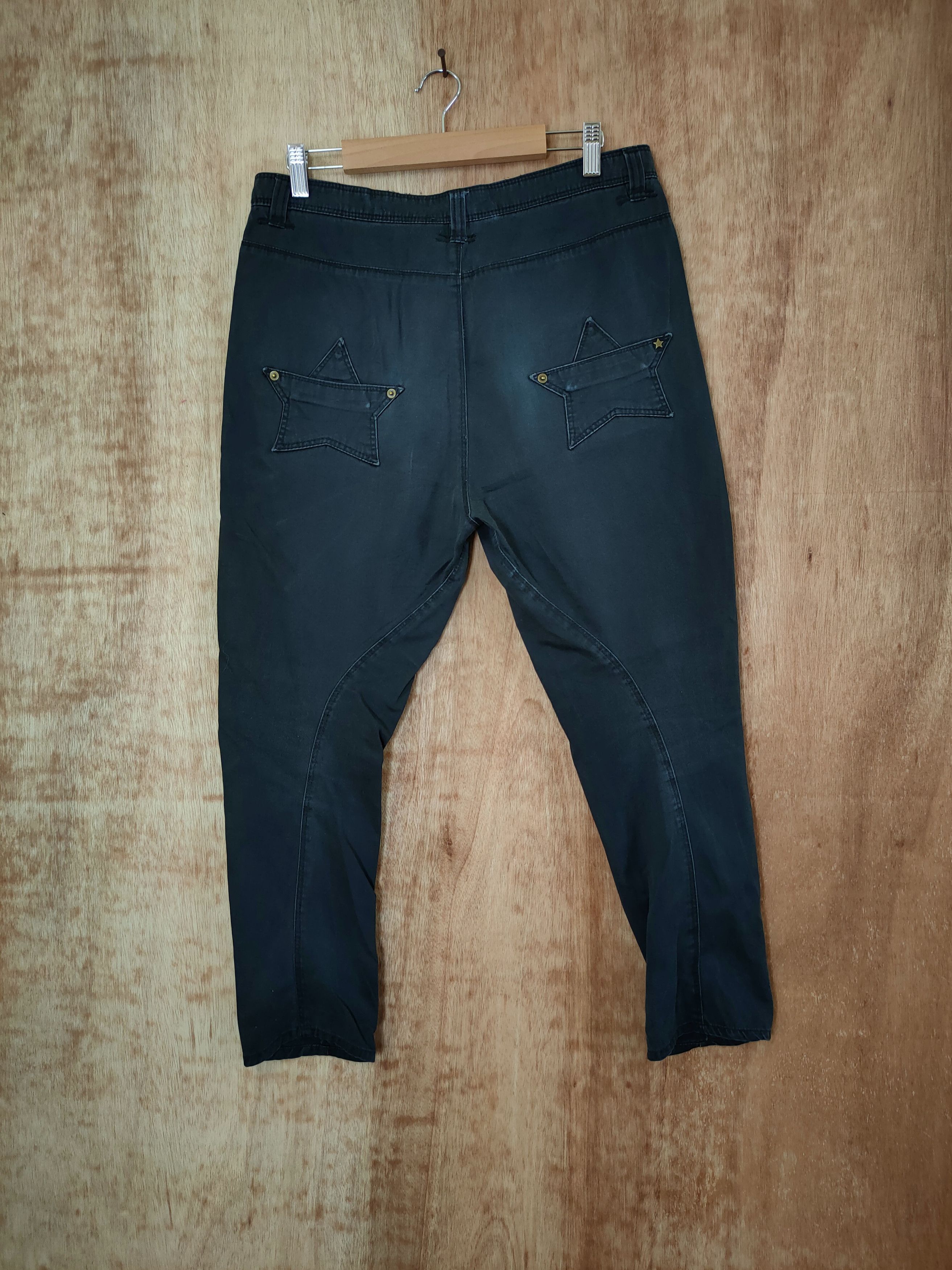 Japanese Brand DLL Retro Girl cropped vintage pants #46-313 Size 31" - 7 Thumbnail