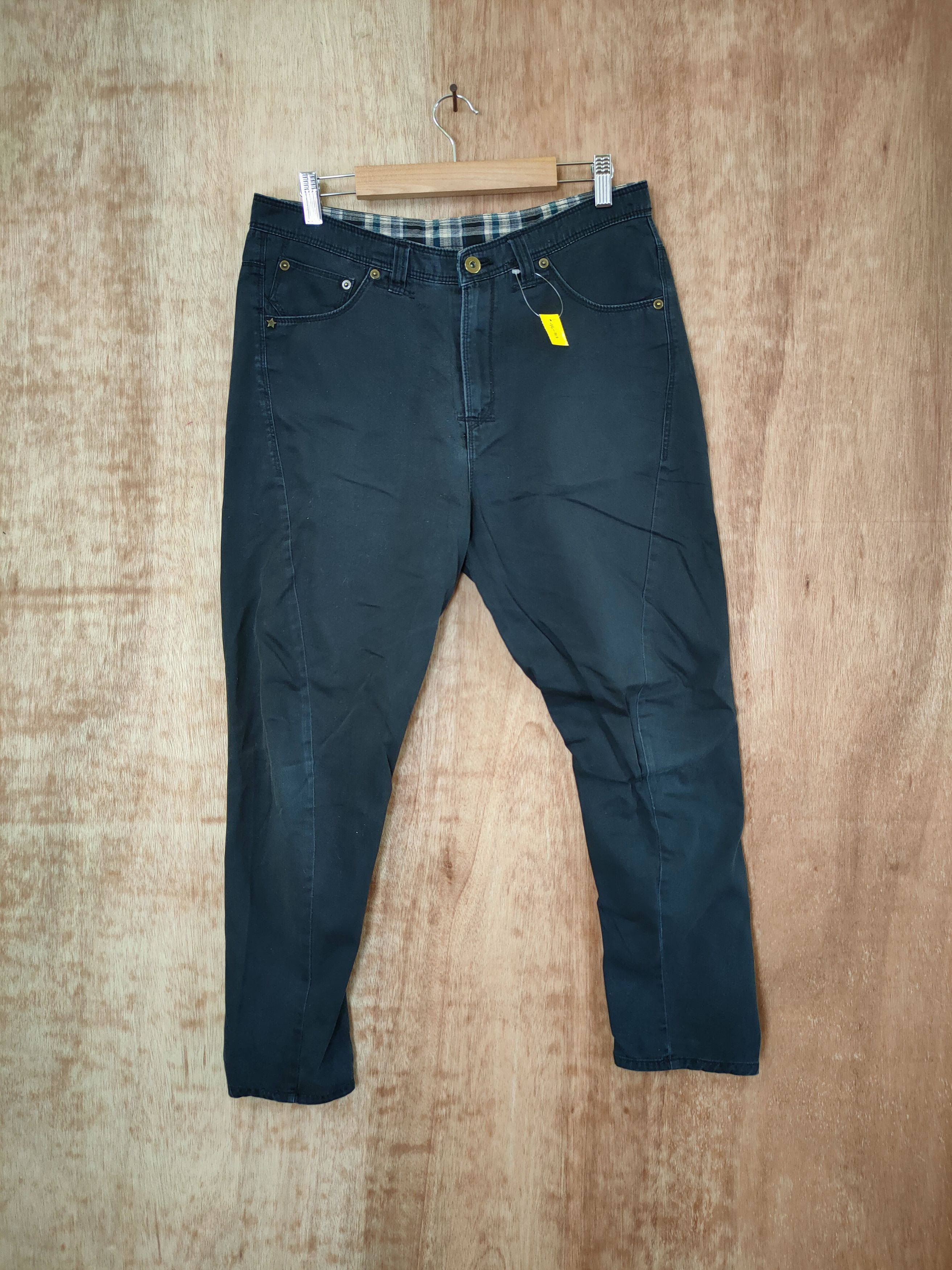 Japanese Brand DLL Retro Girl cropped vintage pants #46-313 Size 31" - 1 Thumbnail