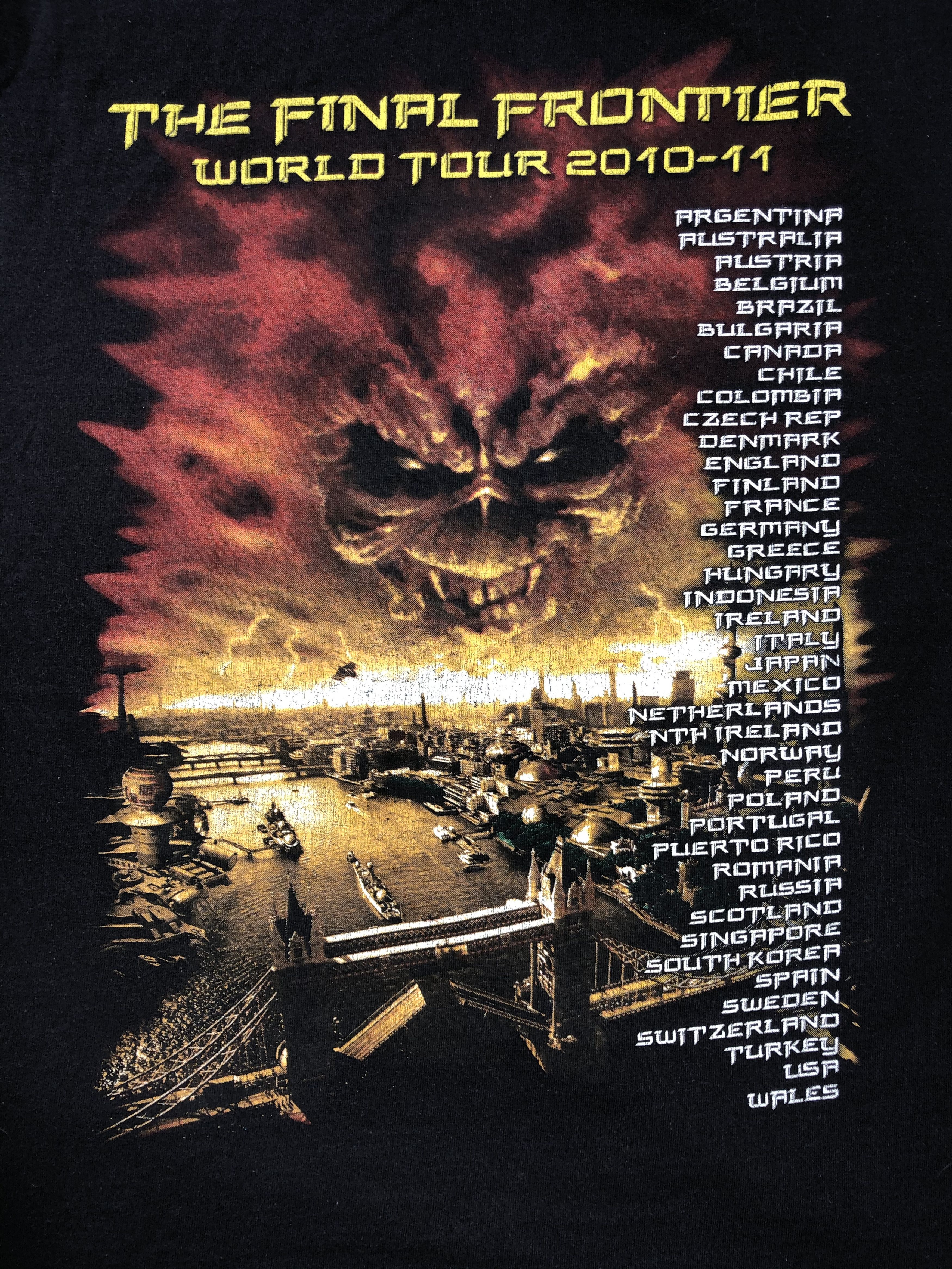 Band Tees Vintage 2010 Iron Maiden (Judas Priest Black Sabbath AC/DC) Size US M / EU 48-50 / 2 - 8 Thumbnail