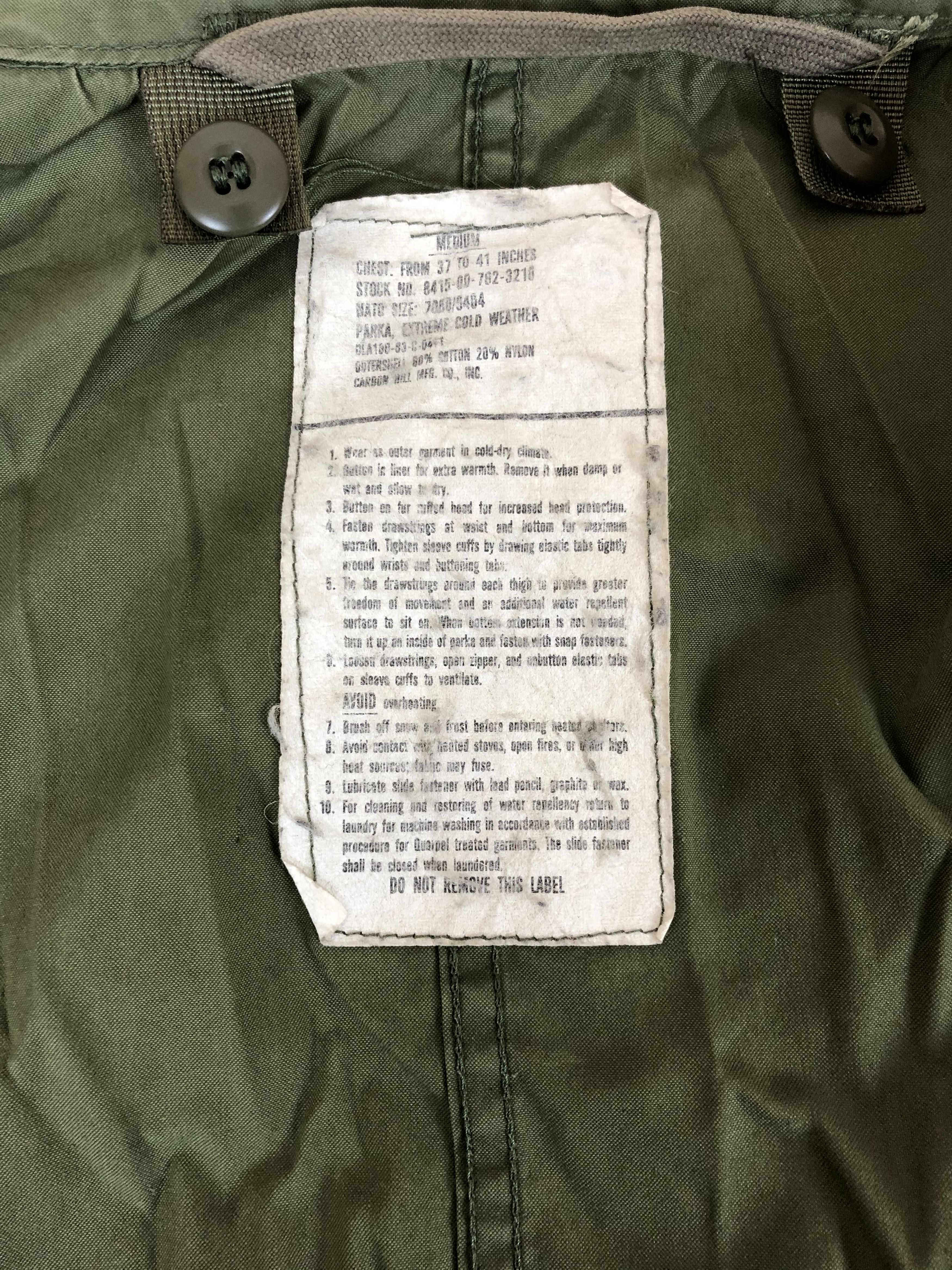 Vintage Vintage 70s 80s US Army M-65 Fishtail With Liner Size US XL / EU 56 / 4 - 19 Thumbnail
