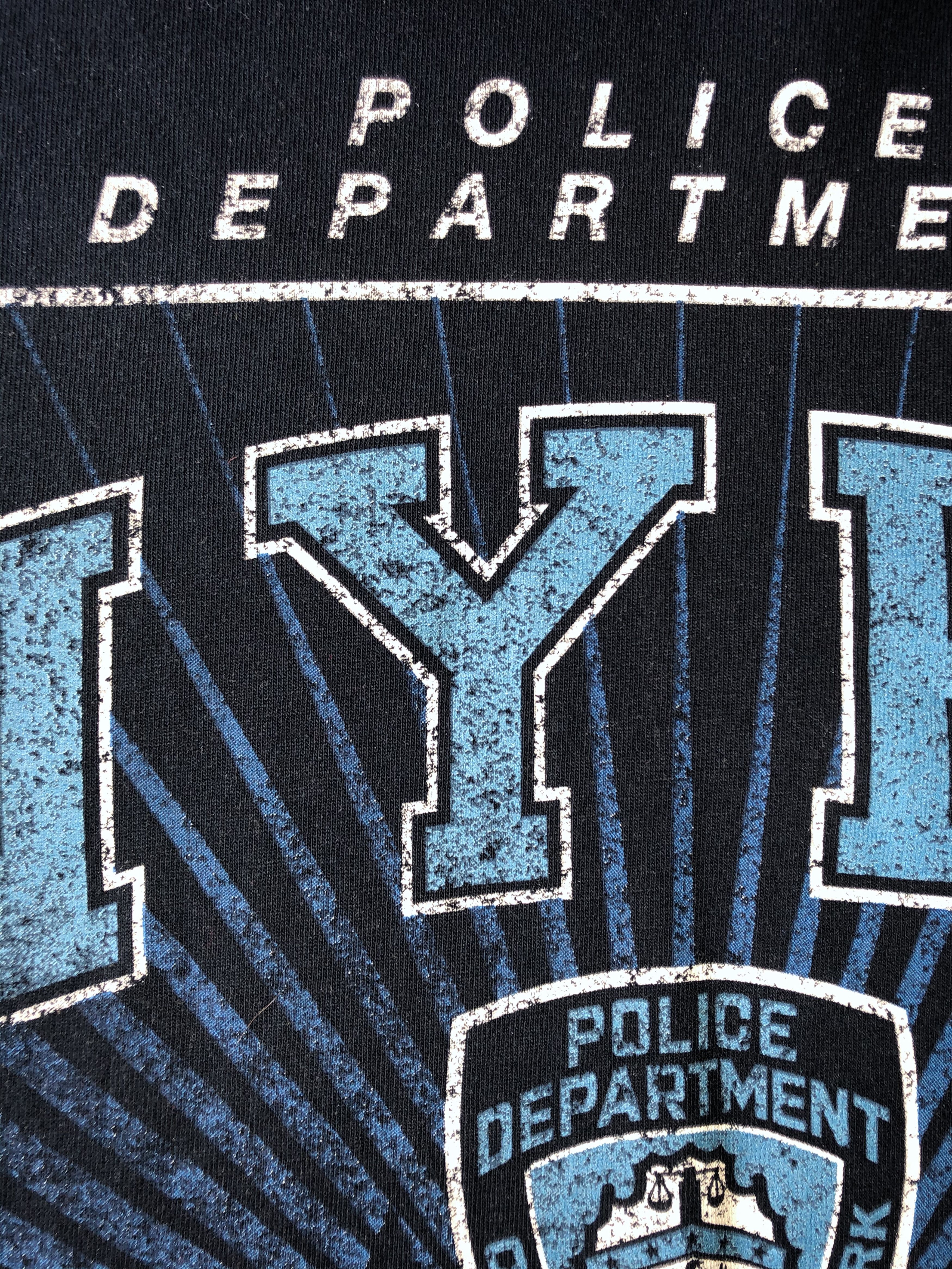 Vintage Vintage NYPD t-shirt (FDNY) Size US L / EU 52-54 / 3 - 4 Thumbnail