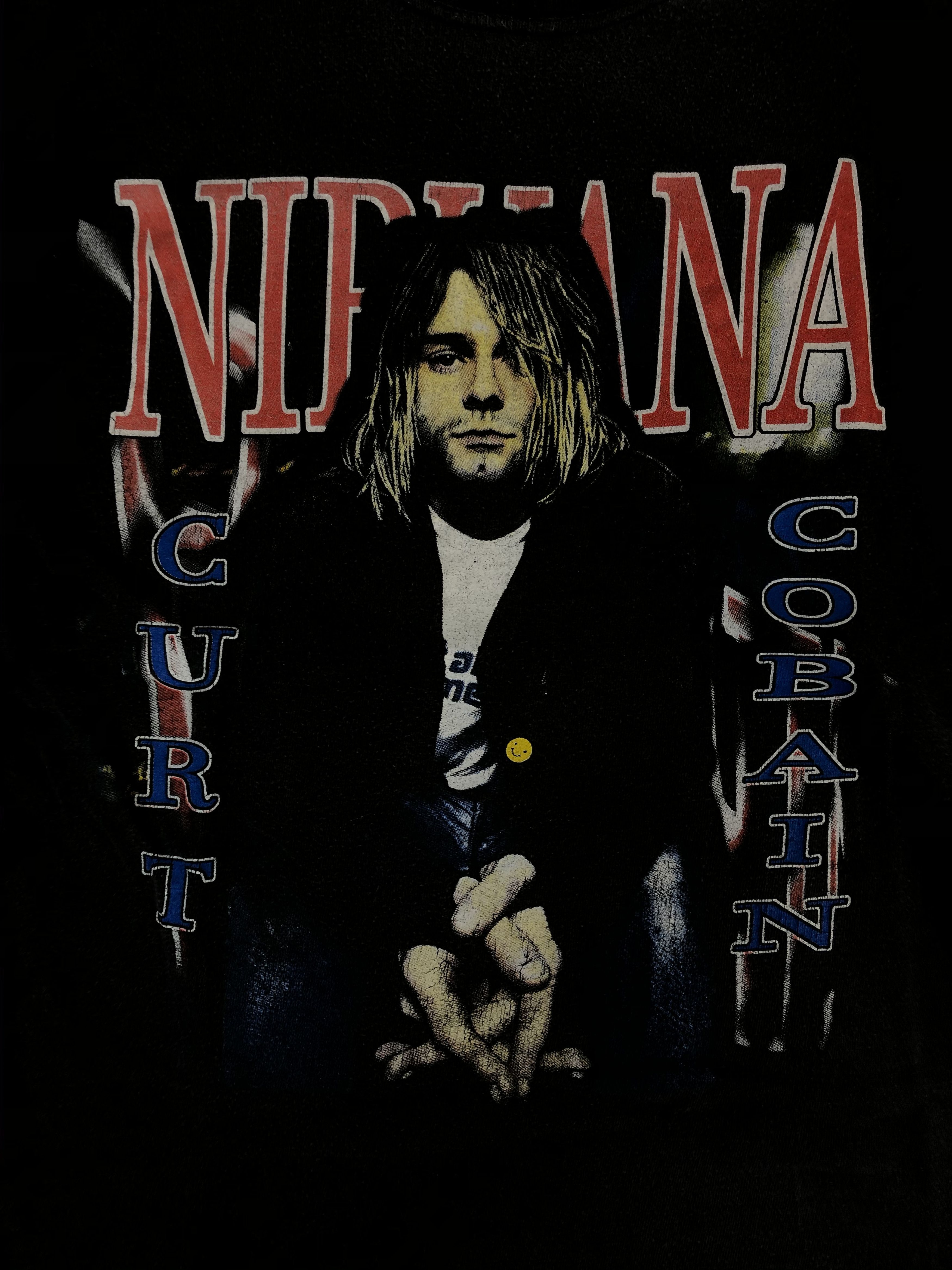 Band Tees Vintage 90s Nirvana Kurt Cobain (Red Hot Chili Peppers) Size US M / EU 48-50 / 2 - 5 Thumbnail