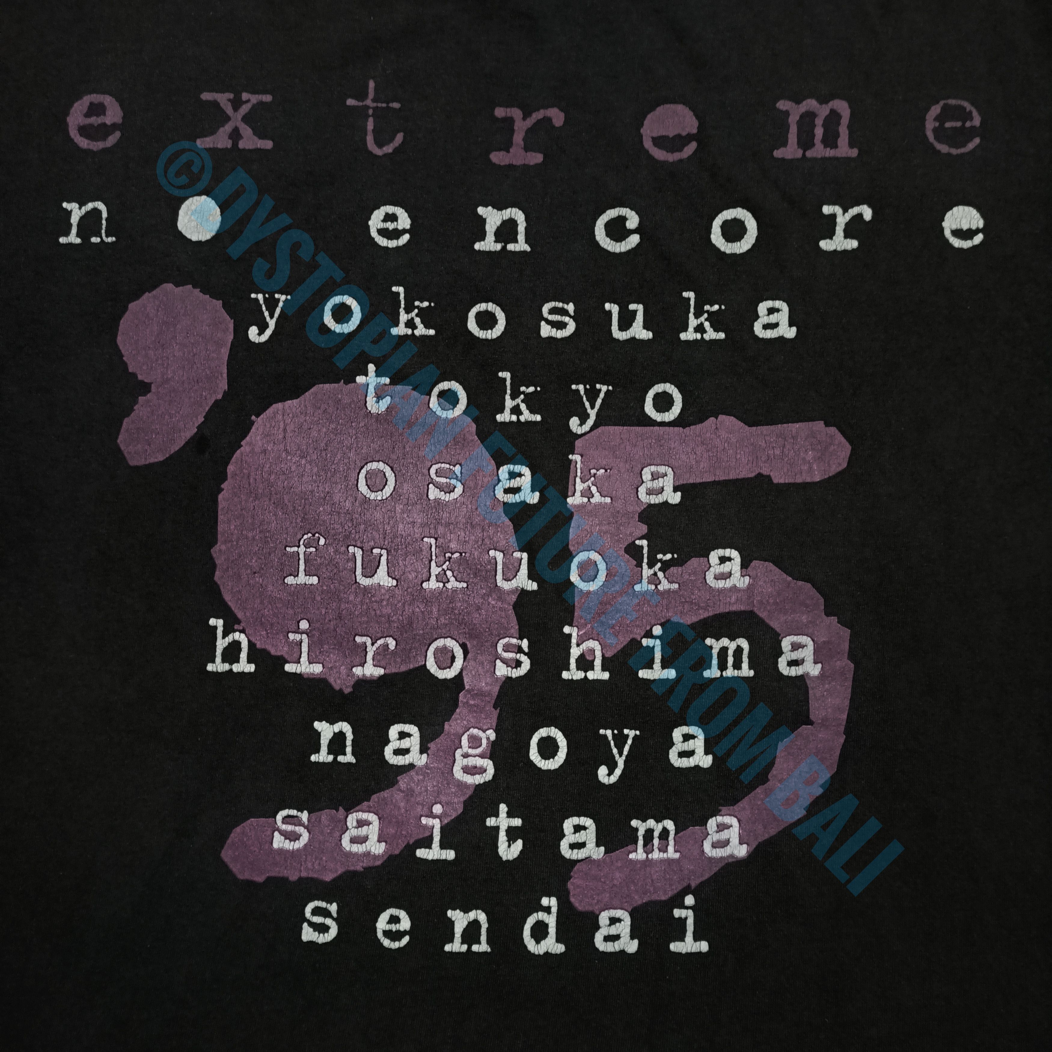 Band Tees Vintage 1995 Extreme - No Encore Japan Tour '95 Band T-shirt Size US XL / EU 56 / 4 - 5 Thumbnail